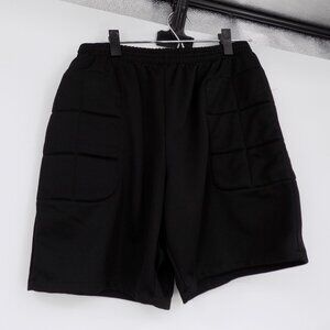 High Five Men Black Soccer Goalkeeper Goalie Shorts Size Adult L Padded Hip